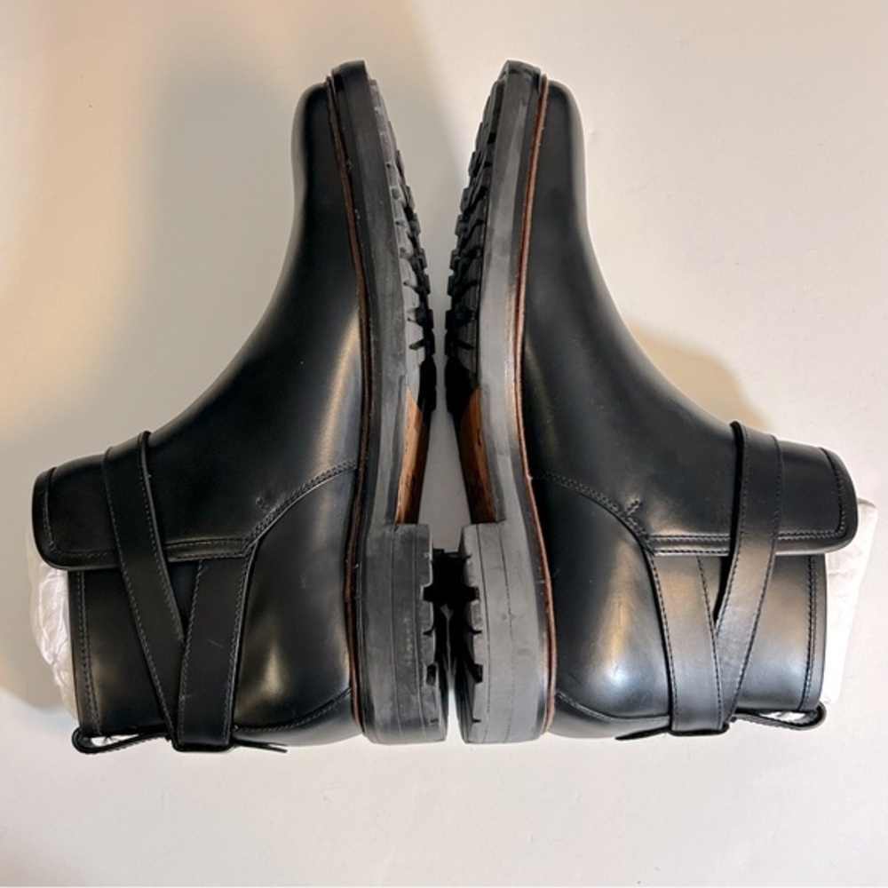 Coach Men’s Bryce Black Leather‎ Boots NEW Size 9D - Picture 5 of 7